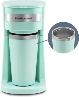 Ehc117m Elite Gourmet Personal Single-serve Compact Coffee Maker Brewer Mint