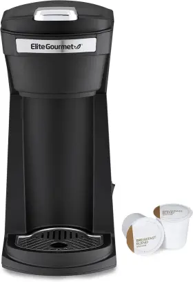 Ehc208rs Elite Gourmet Personal Single-serve Compact Capsule 16 Ounce Black