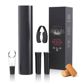 Elktry Gr-kc-0502-et Electric Wine Opener Rechargeable Bottle M Black-rechargeable