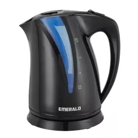 Emerald 744759879806 7.6-cup Plastic Black Tea Cordless Electric Kettle