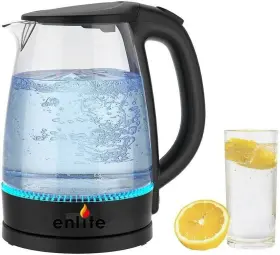 En-1.8l Enlite Electric Water Boiler Glass Tea Kettle Fast Boiling Led Easy To Use 1.8l