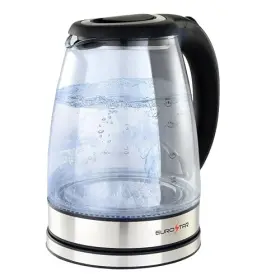 Ekg1808bk Eurostar 1.8l Glass Electric Kettle Black
