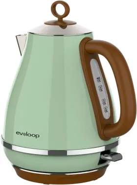 Evoloop 705353439087 1.7l Electric Kettles Bpa Free Tea Kettle Hot Water Boiler Heater Stainless S