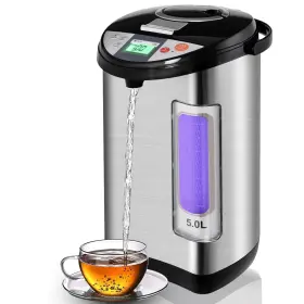 Fantask 608564891128 5l Water Boiler And Warmer Stainless Steel Hot Dispenser With Safety Lock