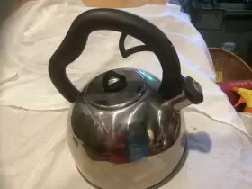 00700 Farberware Stainless Whistling Tea Kettle Mint