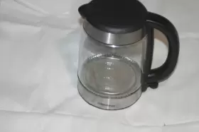 12881 Farberware Electric Glass Tea Kettle Cordless 1.7l Model Silver And Black