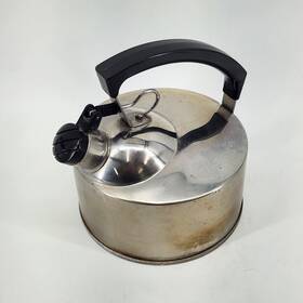 Farberware 7030 Vintage Tea Kettle 7.25 Inch Stainless Steel Korea Stovetop