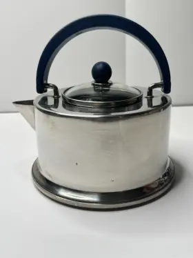 K707s Farberware Stainless Steel Stove Top Kettle 2 Quart Blue Handle Model K5c