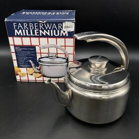 Farberware Mp150 Vtg Millennium Kettle 1.5 Quart Stainless Steel Made In Korea Box