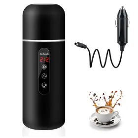 B0dg8kn8gt Fastspok 12v/24v Portable Car Kettle 420ml Stainless Steel Travel Mug For Coffee And Tea