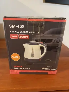 Fm-408 Fdit Portable Car Electric Kettle Road Trip Travel Cigarette Lighter Dc12v/24v