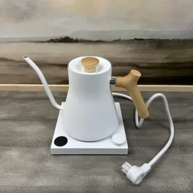 1205mw90reva Fellow Stagg Ekg Electric Pour-over Kettle White Maple Wood Used