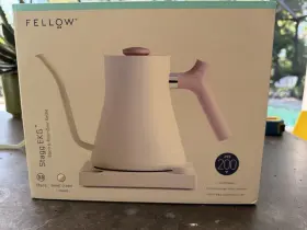 1218ma90 Fellow Stagg Ekg Electric Pour Over Kettle - Sweet Cream Maple 0.9l Brand New