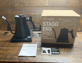 Fellow 1220pros-mb-us Stagg Ekg Pro Electric Pour-over Kettle-matte Black With Handle Ob