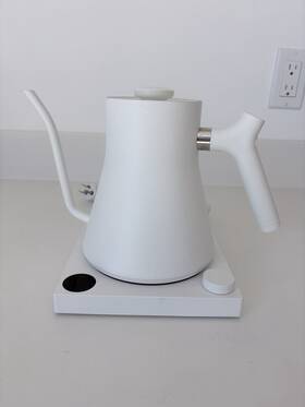 Fellow 445002749794 Stagg Ekg Pro Electric Gooseneck Kettle - Precision Brewing Matte White