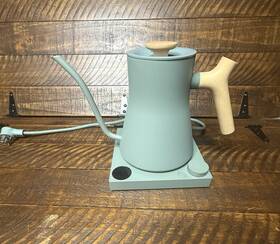 Fellow 5546223 Stagg Ekg Pro Electric Pour Over Kettle Smoke Green With Maple Handle Po