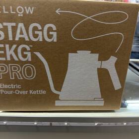Fellow 94757235 Stagg Ekg Pro Electric Kettle Matte White 0.9 Liter Adjustable Unused