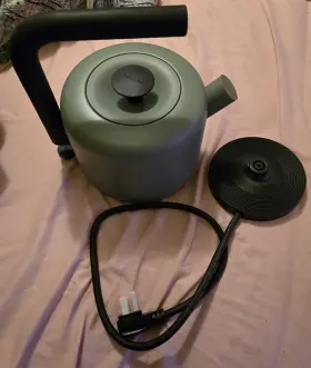 Fellow Clyde 840228805472 Electric Kettle - 1.5 Liter Capacity Modern Design Smoke Green