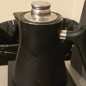 Fellow Rraa1 Stagg Ekg Corded Electric Kettle Black Stainless Steel Ergonomic Handle
