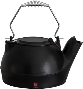 Fire Beauty 313107546563 Humidifying Iron Kettle Stove Humidifier Wood Cast