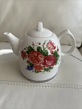 21568 Fixturedisplays 12026 Electric Ceramic Kettle/teapot Rose Kettle Model