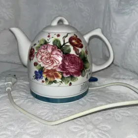 12026-nf Fixturedisplays Electirc Ceramic Kettle Electric Teapot Rose