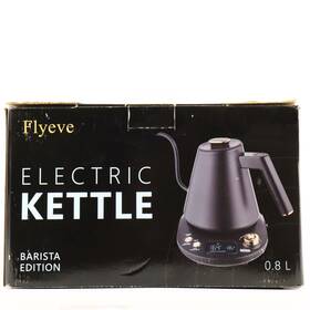 Flyeve Hhb-1003 Small Water Kettle Coffee And Tea Gooseneck Electric Barista -new