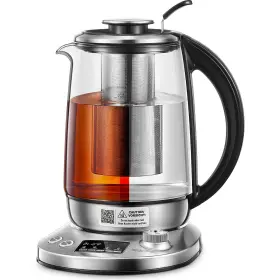 Fohere 616612761842 Electric Tea Kettle 9 Temperature Control Presets Glass 1200w Po