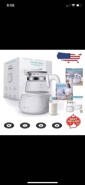 Formula Ready A0124 40fl Oz Instant Baby Kettle With Keep Warm Function