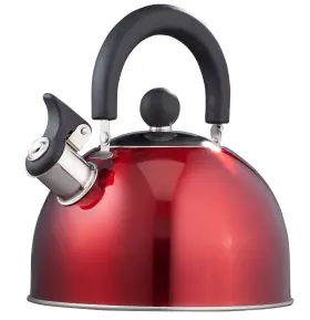 Gp-3387rd Fox Valley Traders Red Whistling Tea Kettle By Home-style Kitchen