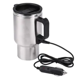 Fyduntc53th137lq Fydun Stainless Steel Car Travel Mug And Kettle - 450ml 12v Heated Cup Coffee Tea M