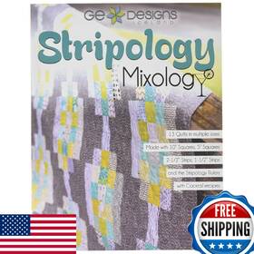 G.e. Designs B07mv3p485 G.e. Stripology Mixology Book - 13 Quilt Patterns For Precuts
