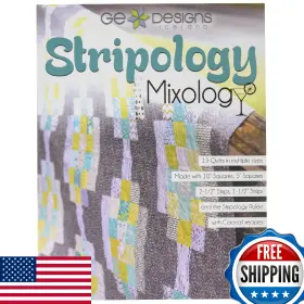 B07mv3p485 G.e. Designs Stripology Mixology Book - 13 Quilt Patterns For Precuts