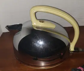 K61h19 Ge General Electric Boilftn Simmer Kettle Stainless Steel Tested Vtg