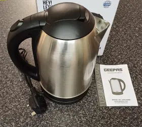 Gk5466m Geepas Electric Kettle Cordless Stainless Steel Jug 1.8l Energy Class A