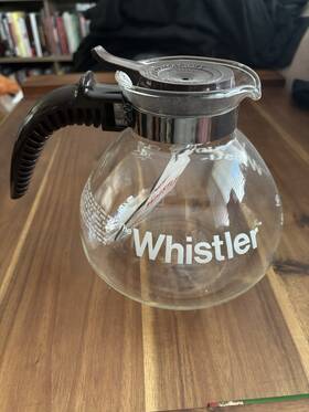 Gemco 20-2000-n The Whistler Whistling Glass Kettle By Brand - Mint