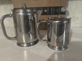 Gemco G50148 Gemico Stainless Steel Large And Small Tea Kettle