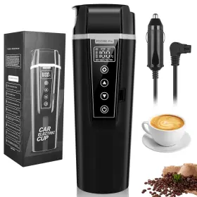 Mug400ml Genround 390lc Car Electric Kettleelectric Heated Travel Portable Water Boiler Heat