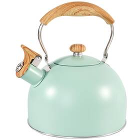 Ggc Pd-a38-green Tea Kettle For Stove Top 85oz/2.6 Quart Whistling Kettles Boiling Water Milik