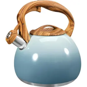 Pd-r02b-3l-greyblue Ggc Tea Kettle For Stove Top 3.1qt/3l Whistling Kettles Boiling Wate