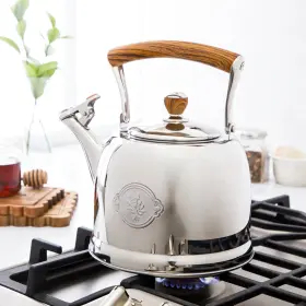 Gibson Overseas Inc. 313044870851 The Pioneer Woman 1.8-quart Stainless Steel Stovetop Tea Kettle