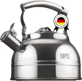 Gipfel International 705353260827 Whistling Tea Kettle Stovetop - Food Grade Stainless Steel