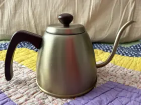 79006086 Good Citizen Coffee Co. Gooseneck Kettle Wood Handle. Used But Great Shape