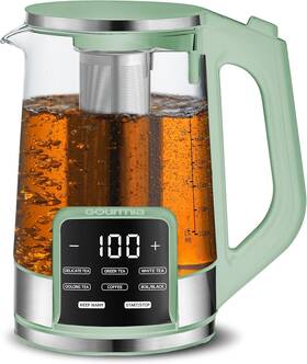 Gourmia Gdk2365g Electric Programmable Kettle 1.7l Temperature Control Tea Coffe