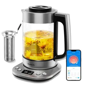 Goveelife 810127733220 Smart Electric Kettle With Tea Infuser For Loose Leaf 1.7 L