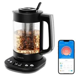 H717a Goveelife Smart Electric Kettle With Tea Infuser For Loose Leaf 1.7 L Black