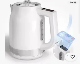 Yj-e862 Greecho 1.7l Electric Kettle Temperature Control And Led Display Auto Shut-off Quick Boil