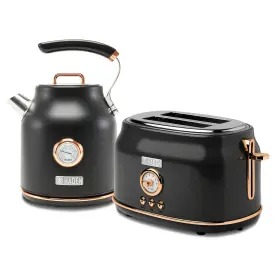 Haden 193802375633 Dorset 1.7 Liter Stainless Steel Electric Kettle With 360-degree Base Bundled