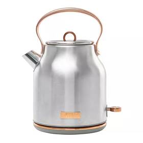 Haden 313019764772 Heritage 1.7 L 7-cup Steel And Copper Cordless Stainless Retro Electric Ke