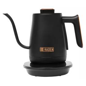 Haden 445033720724 Gooseneck 3 Cup Black/copper Cordless Electric Pour Over Kettle With Boil Dry Pr